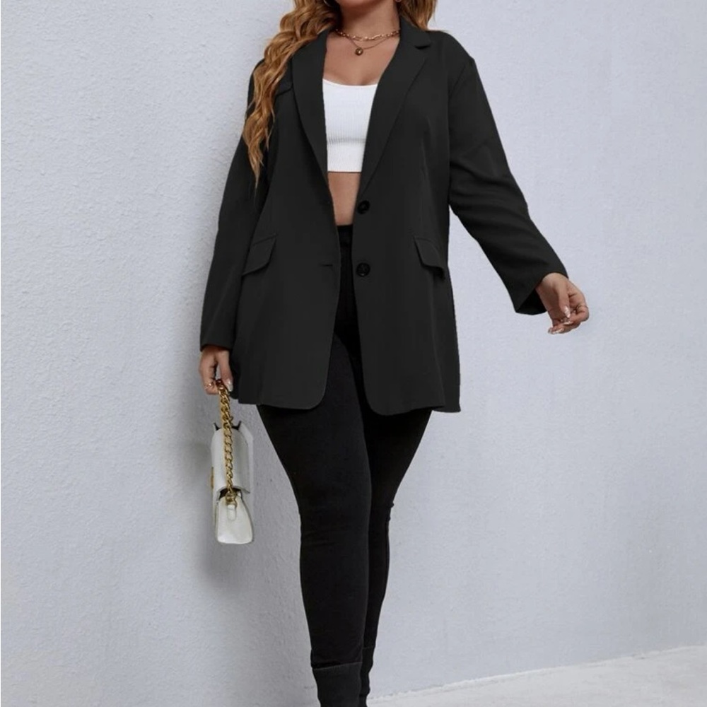 Classic plus size blazer jacket - image 10